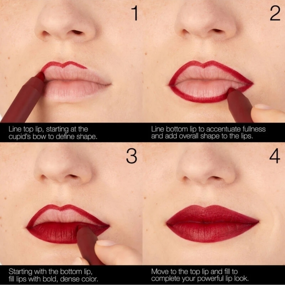 NARS Powermatte High Intensity Lip Pencil: Walkyrie 180 Soft Wm Brown .05oz NIB - Picture 5 of 7